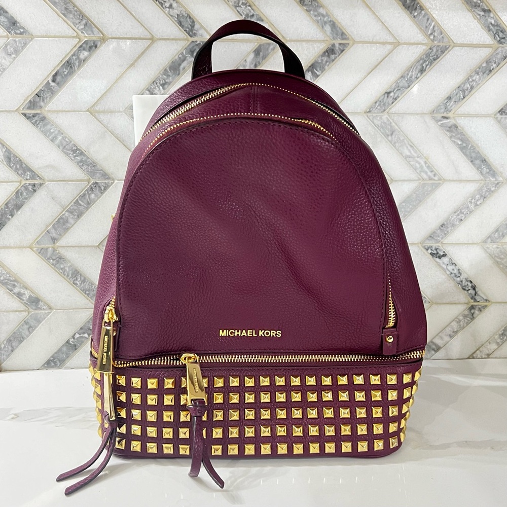 Michael Kors Rhea backpack - Merlot/Burgundy color